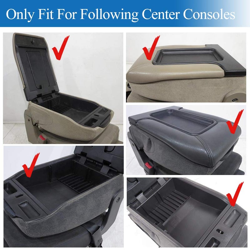 VeCarTech Center Console Lid/Cover Armrest Repair Kit Compatible with 99-07 Chevy Silverado,Tahoe,Suburban,Avalanche,GMC Sierra,Yukon,Escalade-Replaces 19127364,19127365,19127366, Dark Beige - Image 2